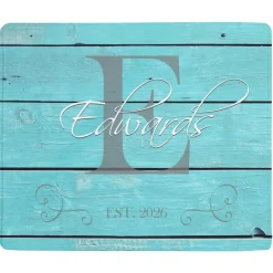Family Initial & Name Plush Blanket