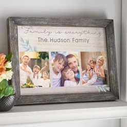 Family is Everything Barnwood Framed Art