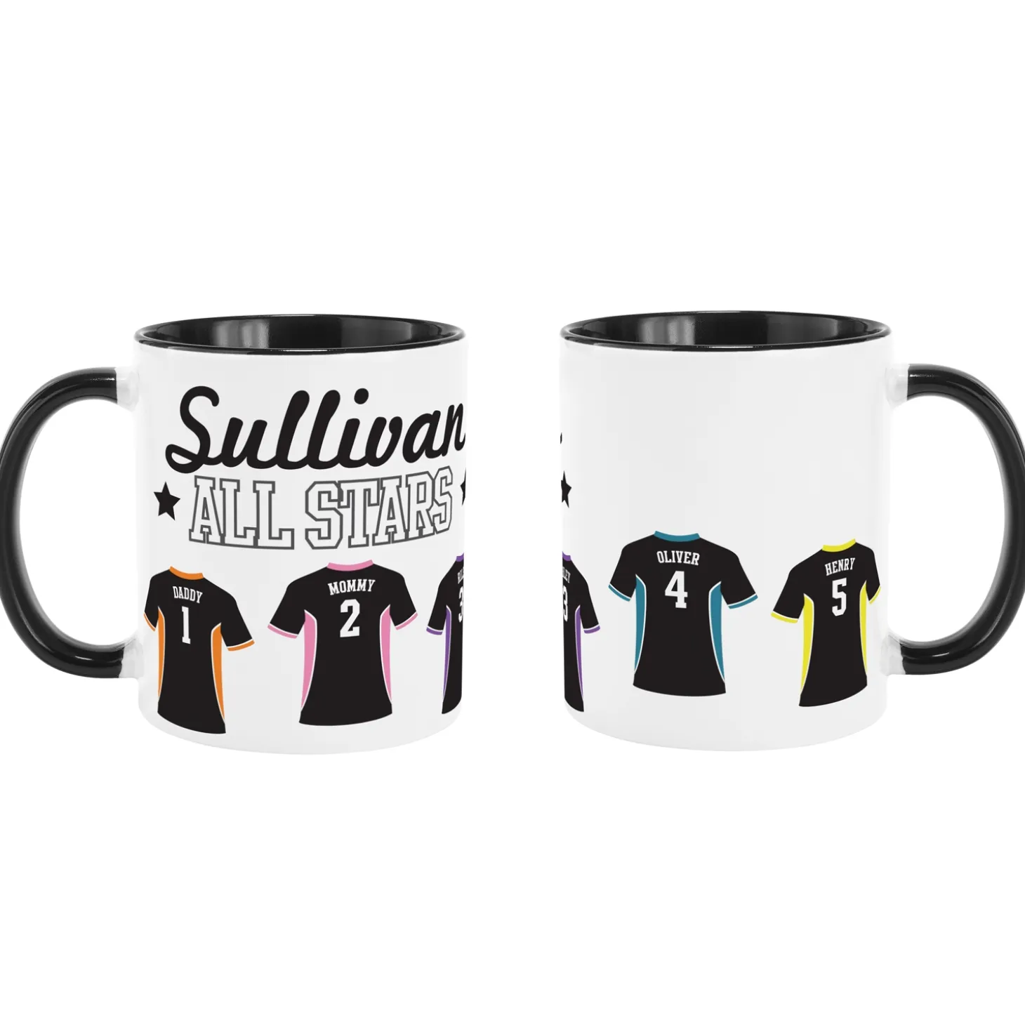 Family Line Up Sports Mug