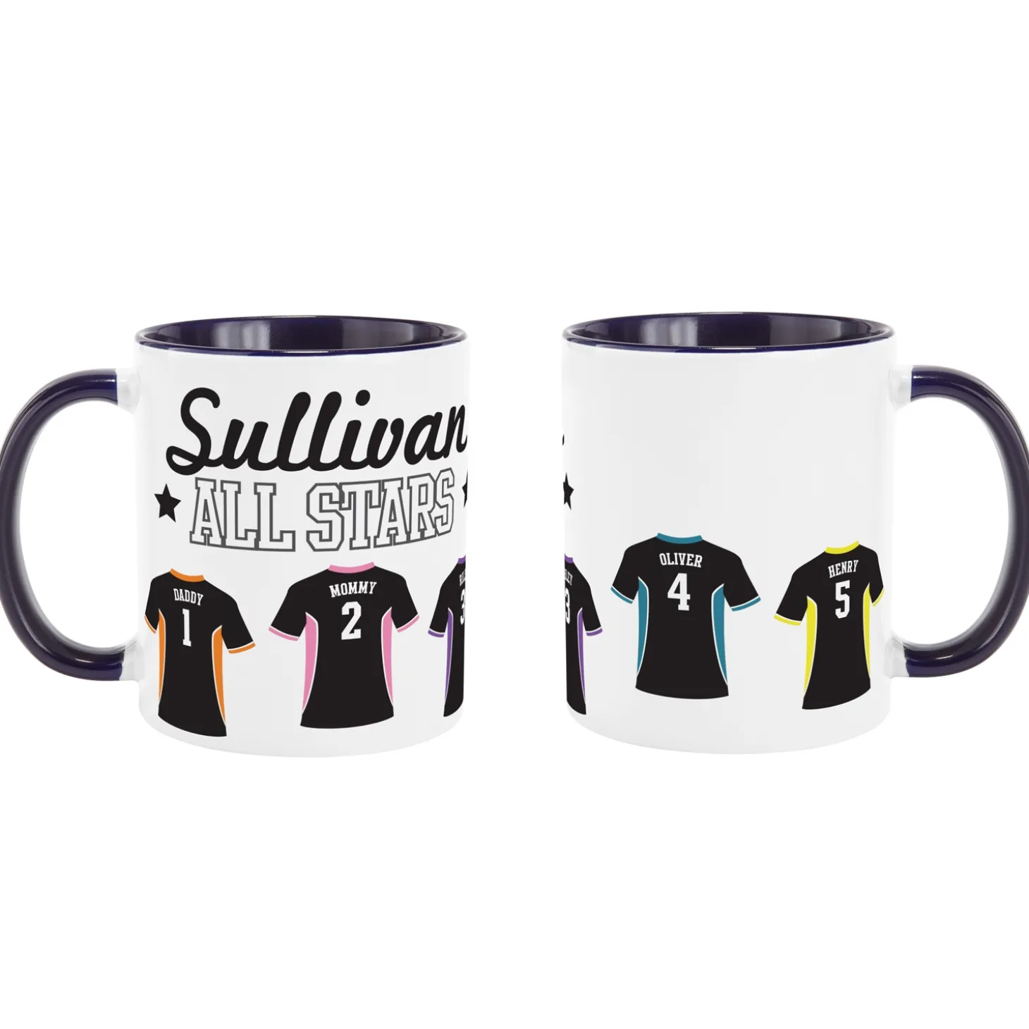 Family Line Up Sports Mug