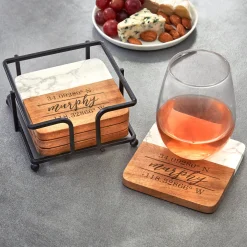 Family Name Coordinates Marble Wood Coasters
