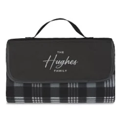 Family Name Fleece Picnic Blanket