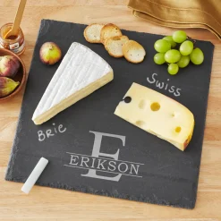 Family Name Slate Cheese Board