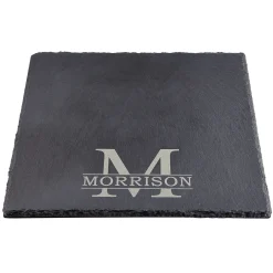 Family Name Slate Cheese Board