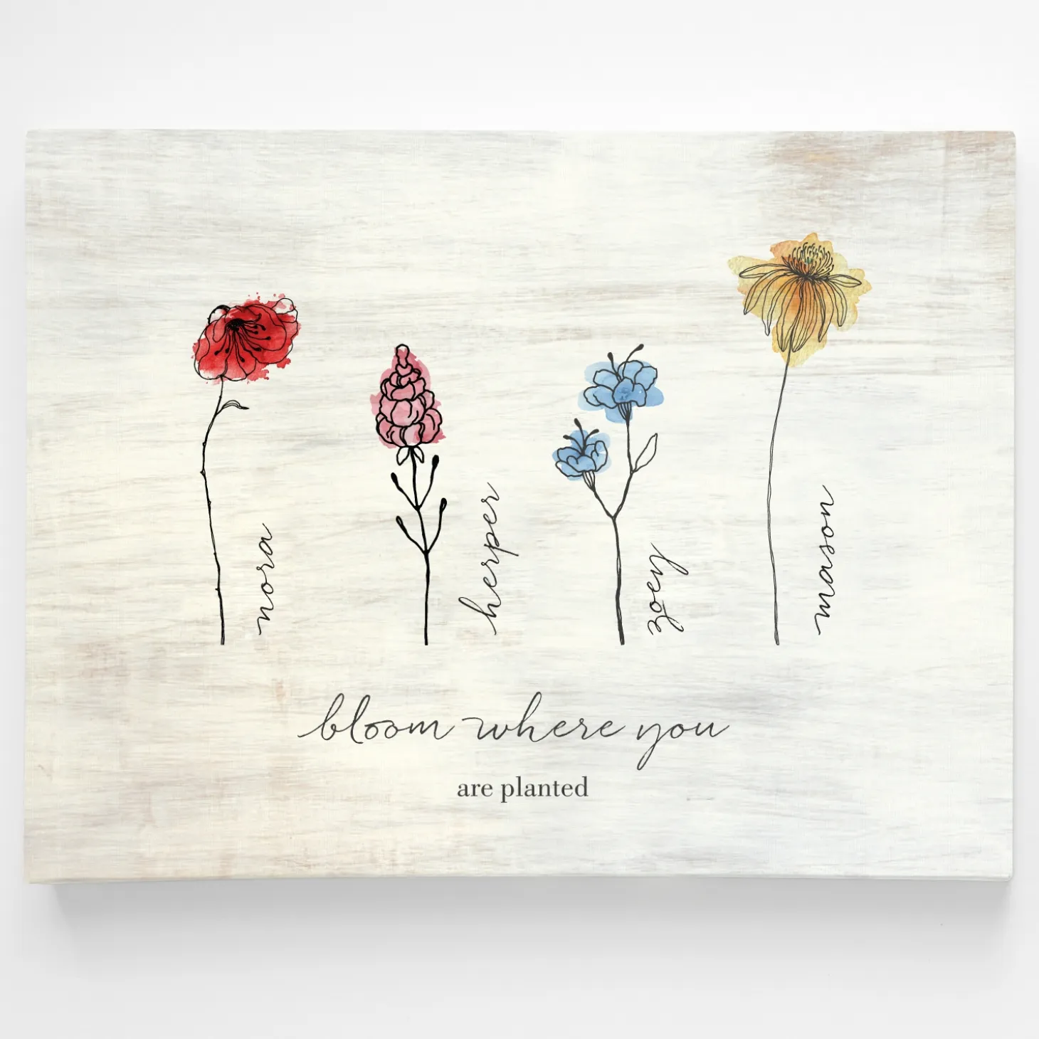 Family of Flowers Wall Art