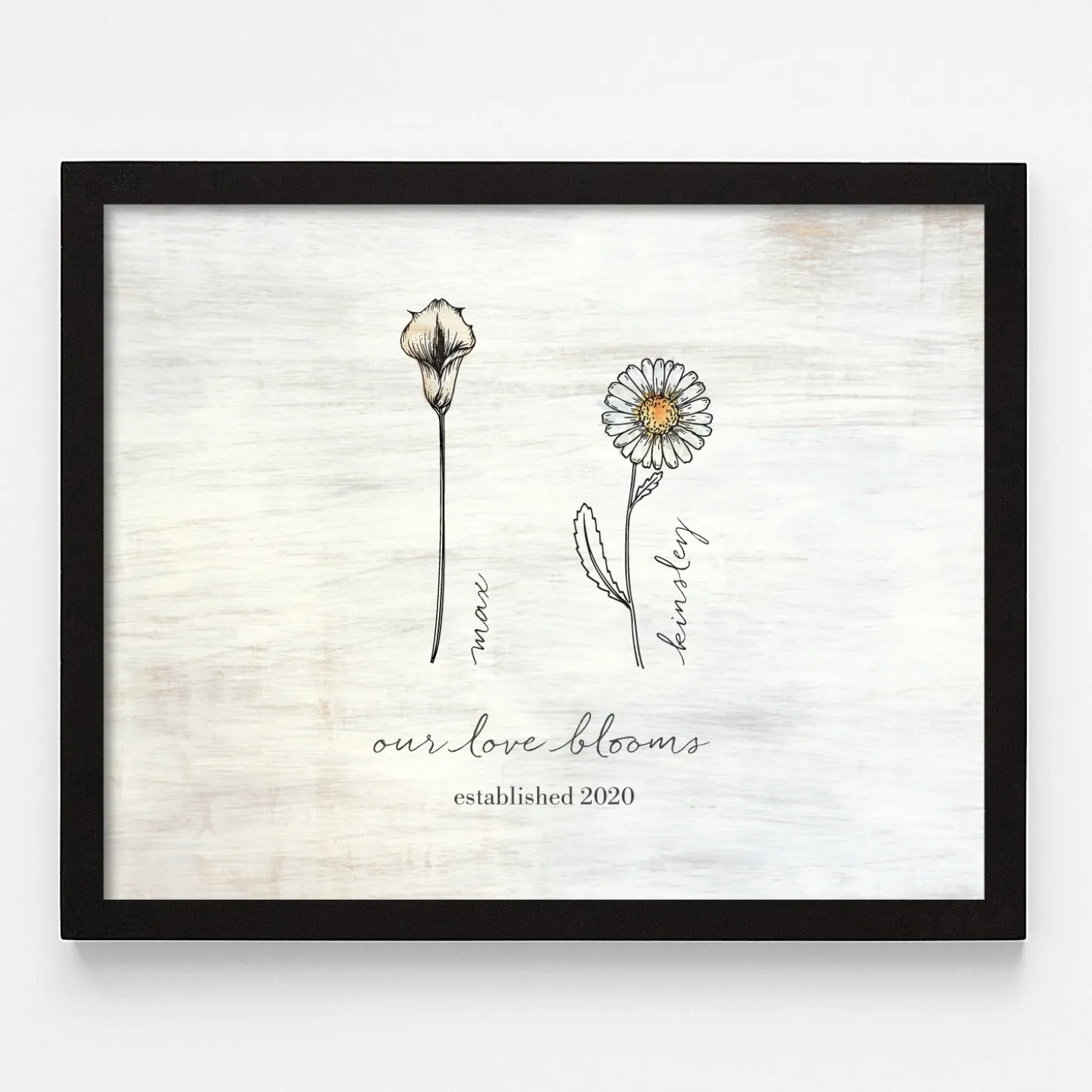 Family of Flowers Wall Art