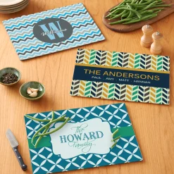 Family Recipe Glass Cutting Board