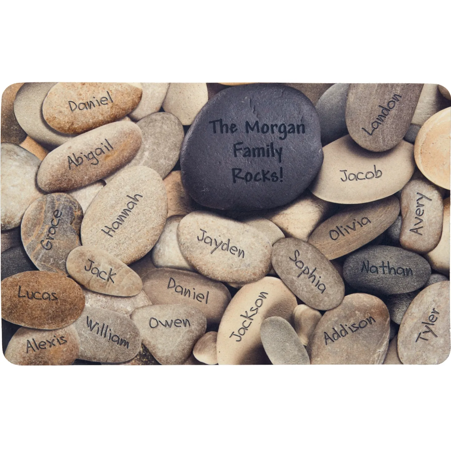 Family Rocks Doormat