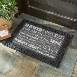 Family Rules Doormat