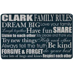 Family Rules Doormat