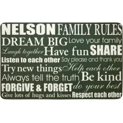 Family Rules Doormat