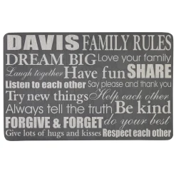 Family Rules Doormat