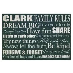 Family Rules Doormat