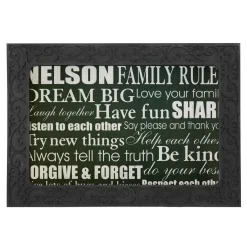 Family Rules Doormat