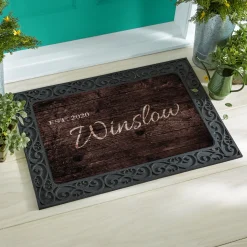 Family Scripted Name Doormat