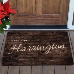 Family Scripted Name Doormat