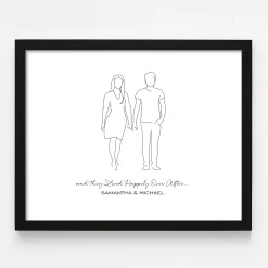 Family Silhouette Wall Art