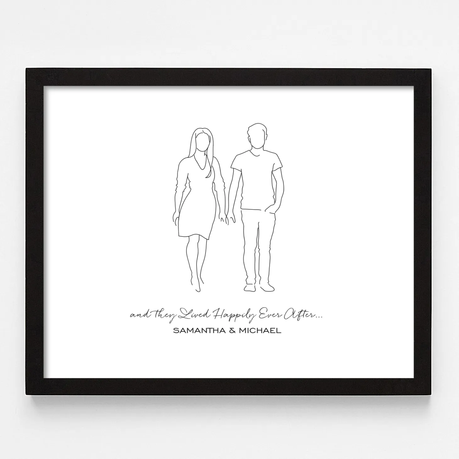Family Silhouette Wall Art