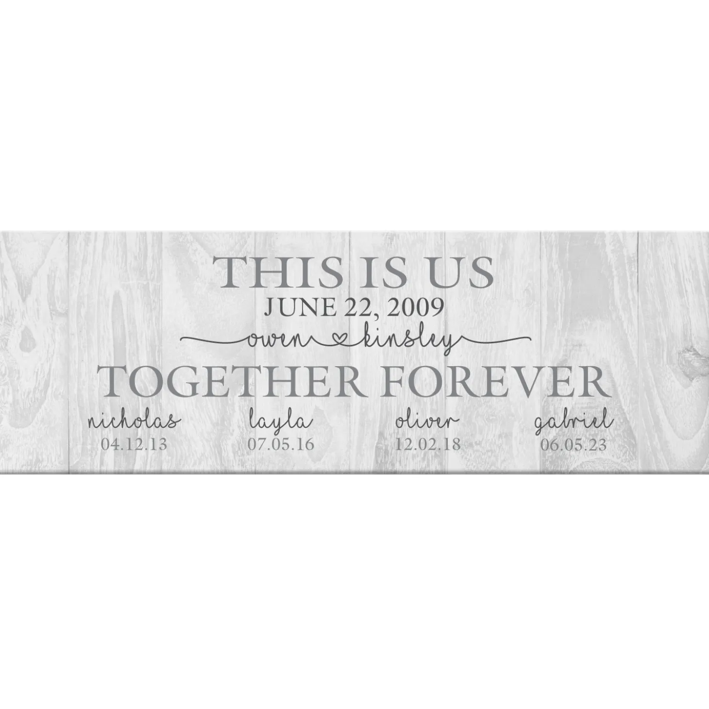 Family Timeline Canvas
