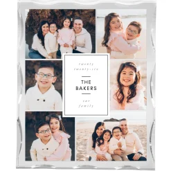 Family Time Multi-Photo Acrylic Block