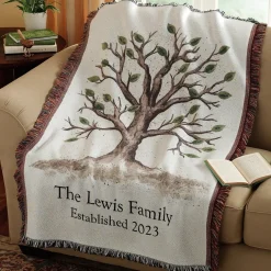 Family Tree Throw