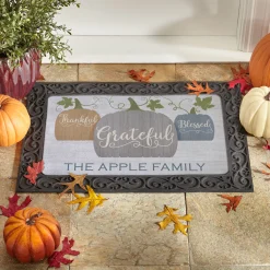 Farmhouse Pumpkins Doormat