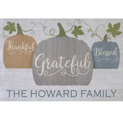 Farmhouse Pumpkins Doormat