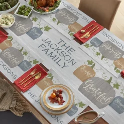 Farmhouse Pumpkins Table Runner & Placemats