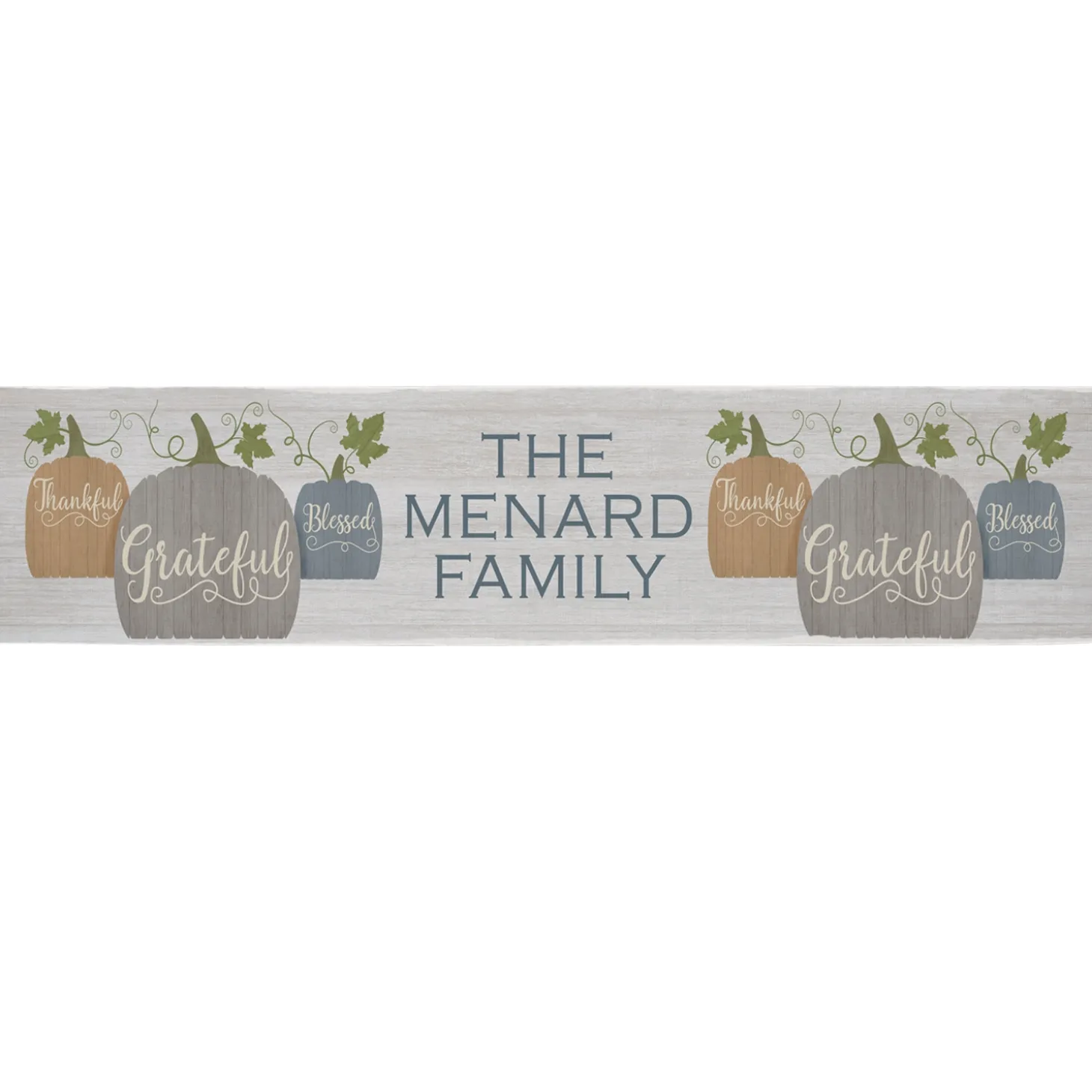 Farmhouse Pumpkins Table Runner & Placemats