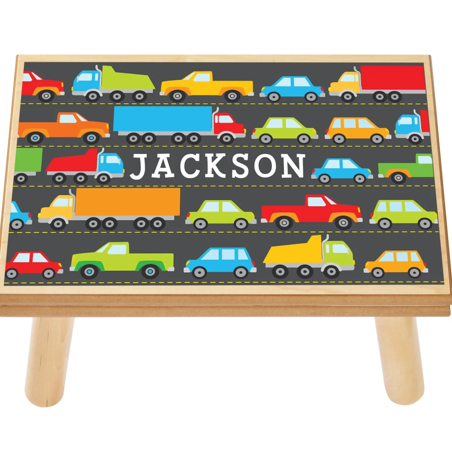 Fast Cars Step Stool