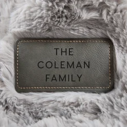 Faux Fur Gray Luxe Plush Blanket