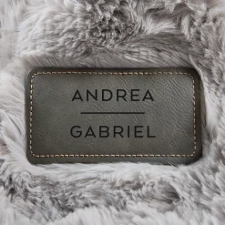 Faux Fur Gray Luxe Plush Blanket