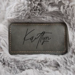 Faux Fur Gray Luxe Plush Blanket