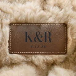 Faux Fur Hazelnut Heavyweight Plush Blanket