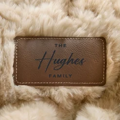 Faux Fur Hazelnut Heavyweight Plush Blanket