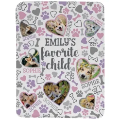 Favorite Child Photo Pet Blanket