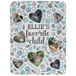 Favorite Child Photo Pet Blanket