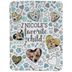 Favorite Child Photo Pet Blanket