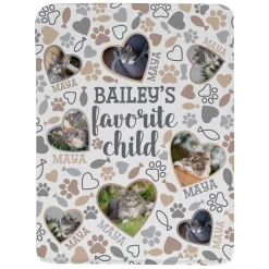 Favorite Child Photo Pet Blanket