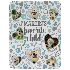 Favorite Child Photo Pet Blanket