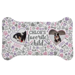 Favorite Child Photo Pet Feeding Mat