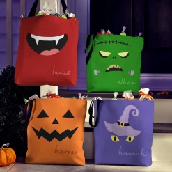 Favorite Halloween Face Tote Bag Collection