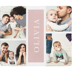 Favorite Memories Photo Collage Plush Blanket