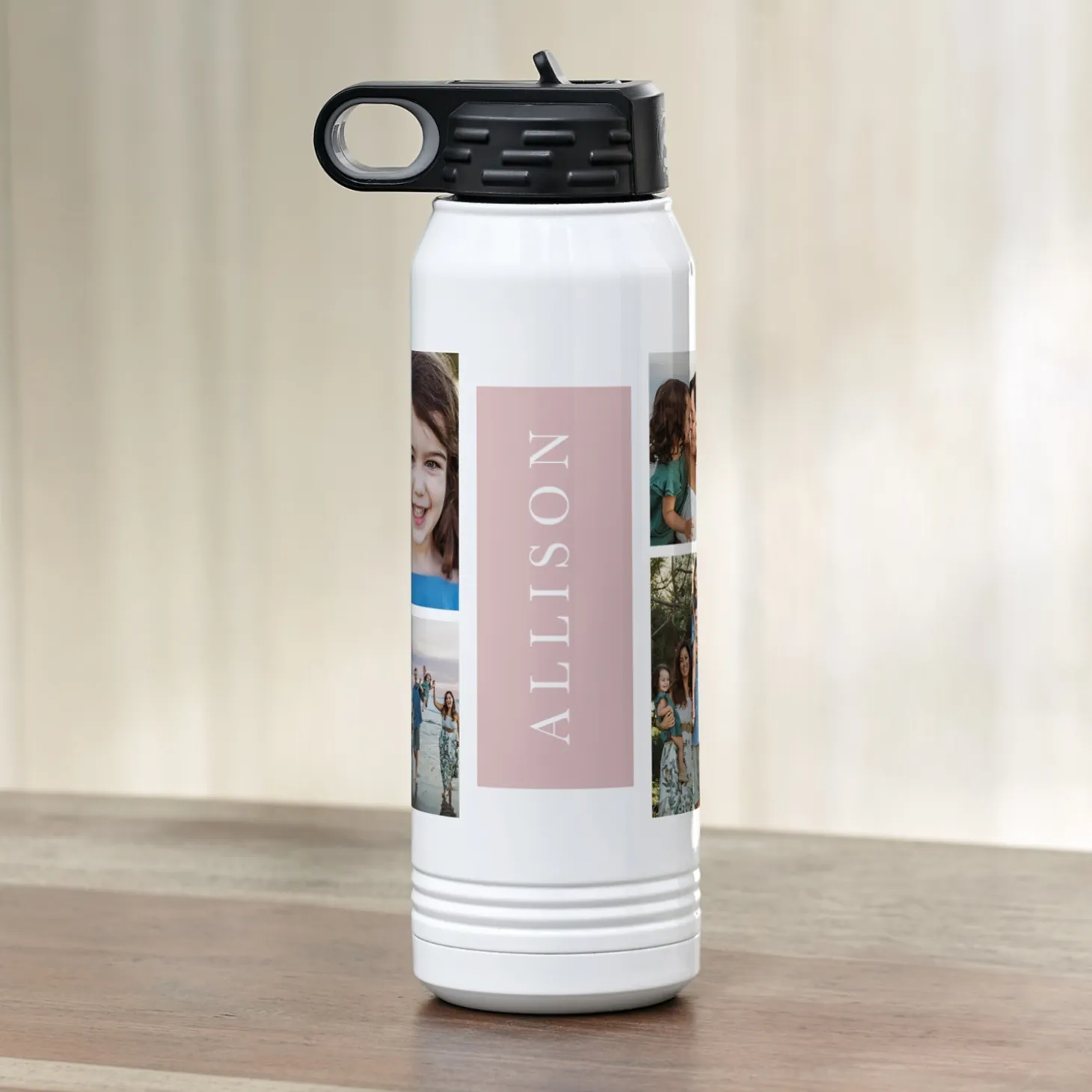 Favorite Memories Photo Collage Water Bottle