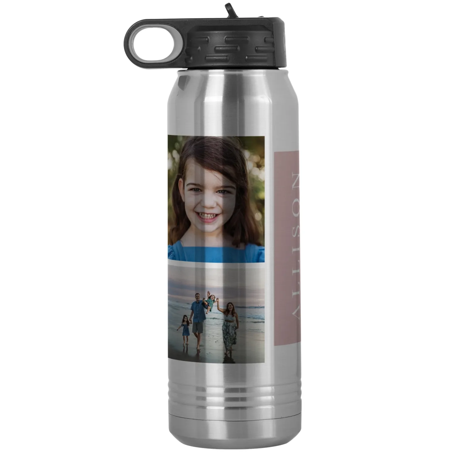 Favorite Memories Photo Collage Water Bottle