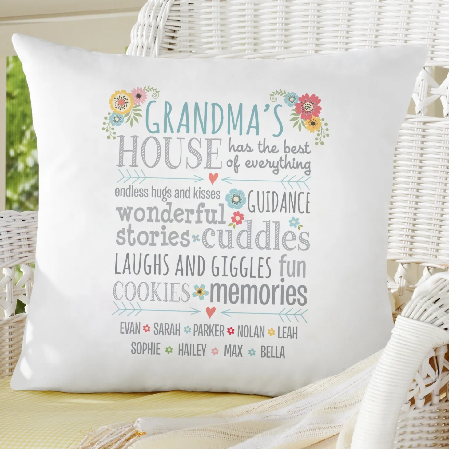 Favorite Memories Throw Pillow