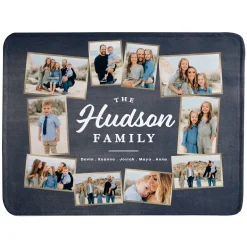 Favorite Moments Photo Collage Plush Blanket