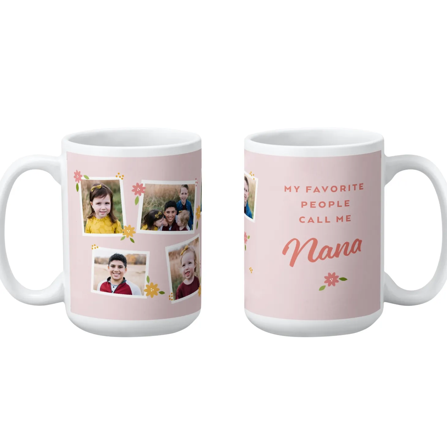 Favorite People Photo Collage Mug