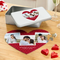 Favorite Photos Heart Puzzle