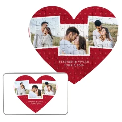 Favorite Photos Heart Puzzle